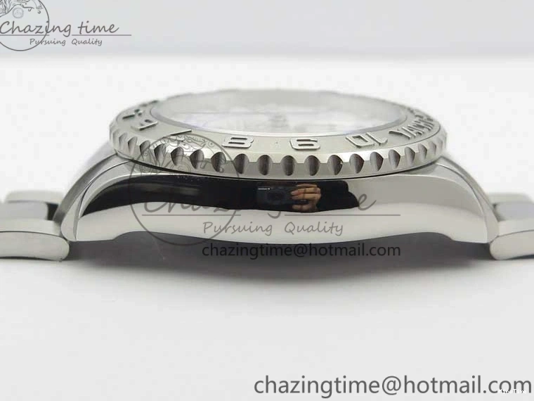 MiroTime 0126 Lightweight YachtMaster II 116689 SS JF 1:1 Best Edition White Dial Ceramic Bezel on SS Bracelet A7750 V 3184